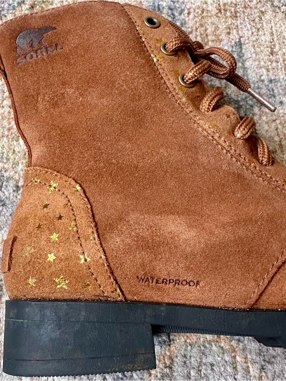 Girl’s Waterproof Sorel Leather Boots - Picture 6 of 9